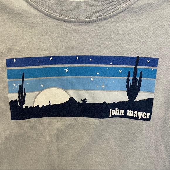 Vintage John Mayer concert date t-shirt - Picture 2 of 5